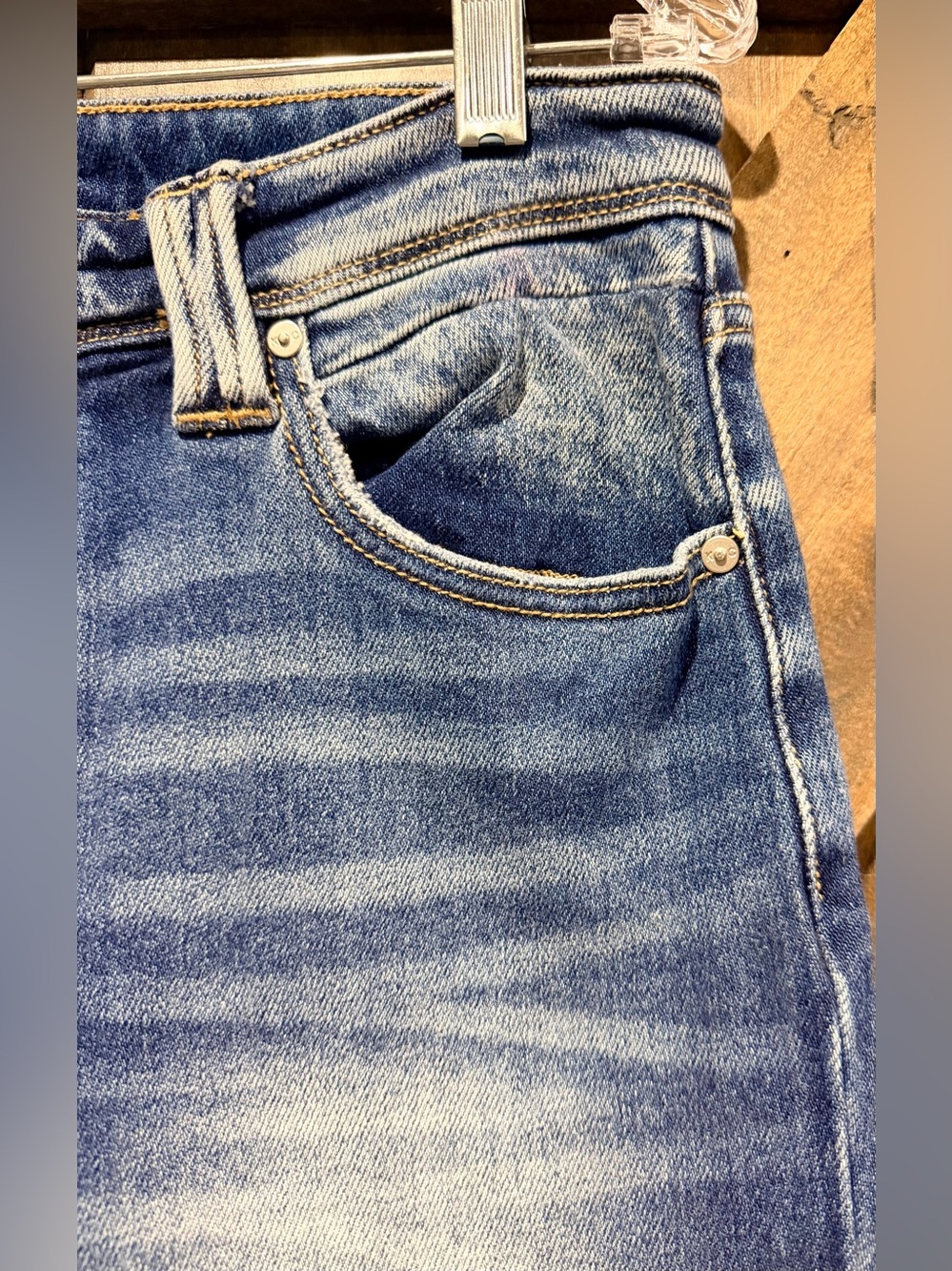 Kancan Wide Leg Flare High Rise Jeans Sz 28 - Picture 10 of 14
